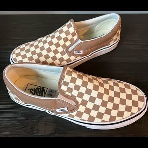 Van’s Checkerboard Tiger’s Eye Men’s Size 10